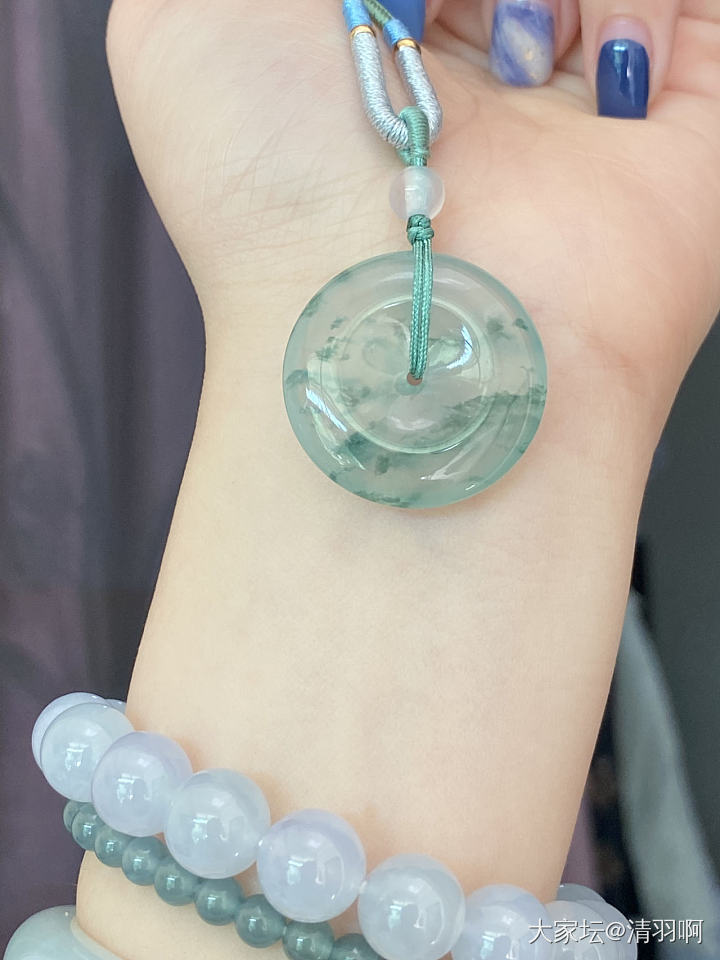阶段性的出坑了_平安扣翡翠