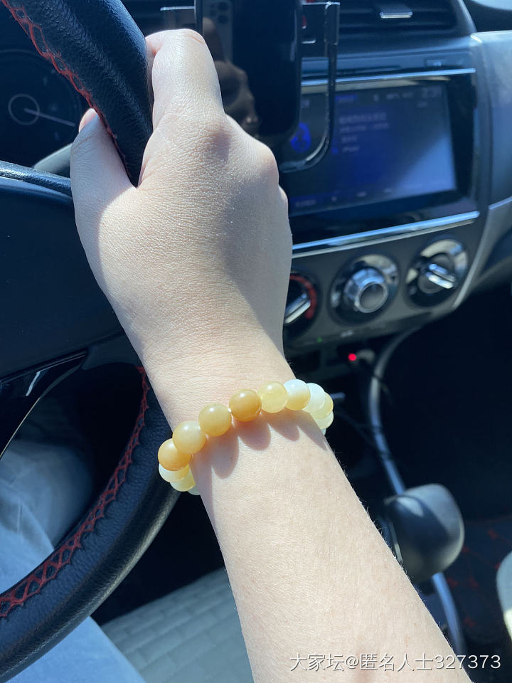 随手拍糖白_珠串和田玉