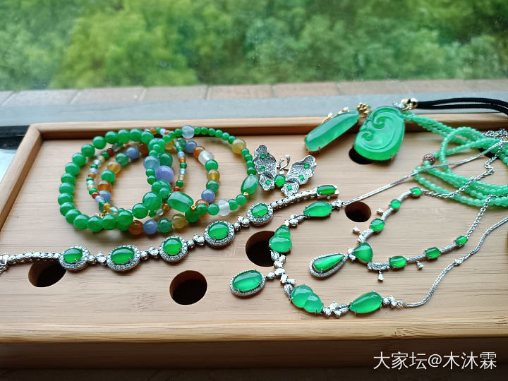 阴天拍照太难了_手链珠串吊坠项链翡翠
