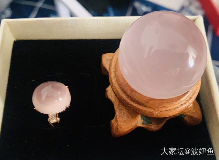 闺蜜情路坎坷给她弄点粉水晶_摆件粉晶