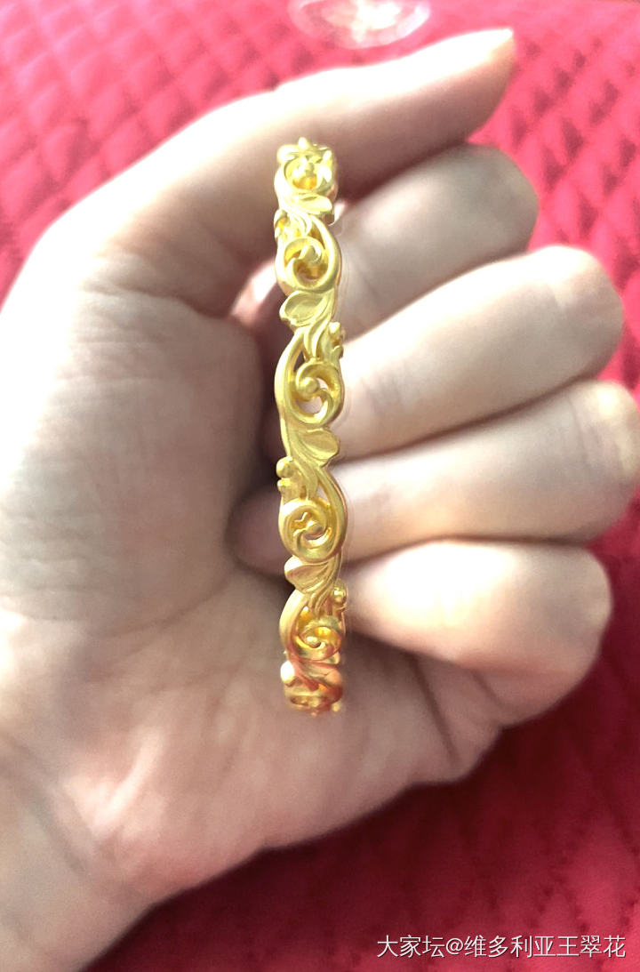 校长家的唐草纹手镯戒指终于到了！_戒指福利社手镯金