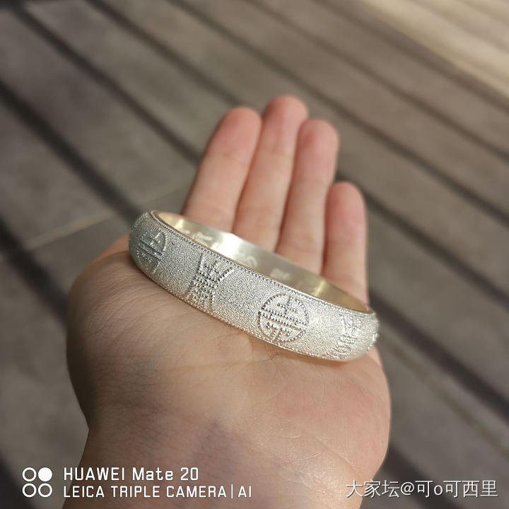 古语坊年轮_手镯银