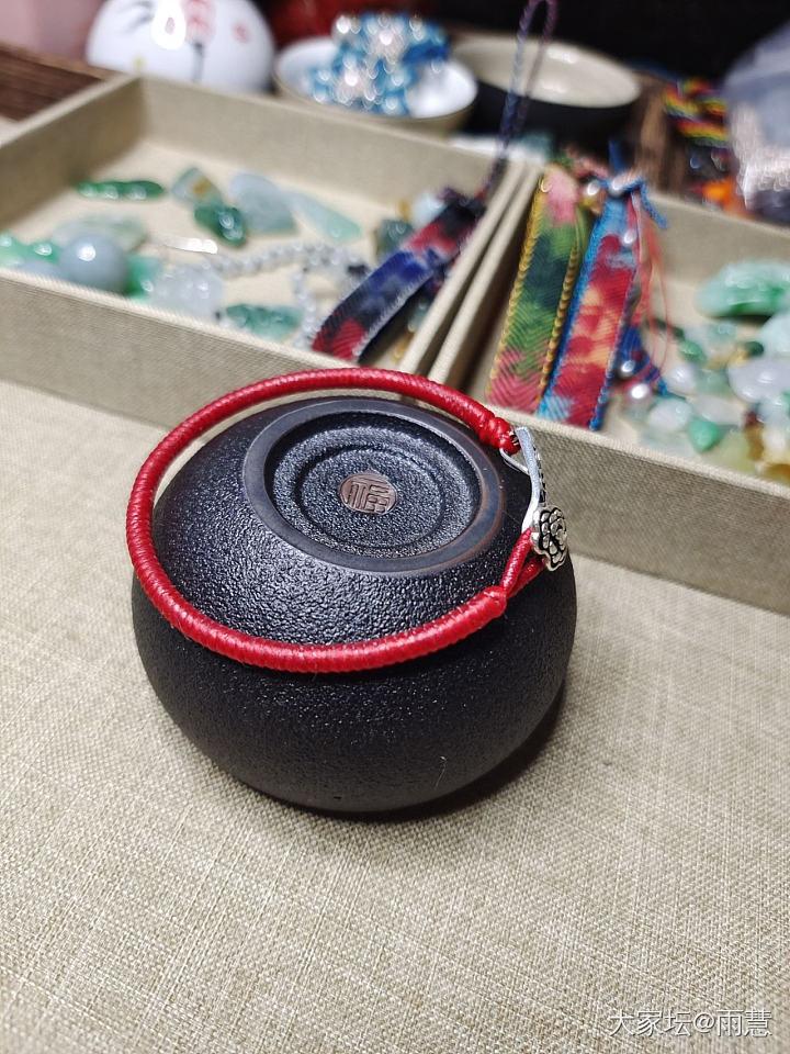 今天做的一条金刚结手绳_编绳
