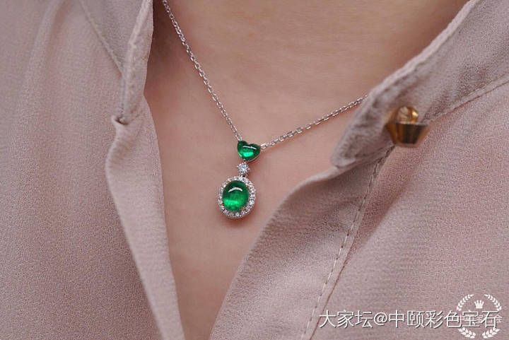 ##中颐天然祖母绿吊坠##  1.86ct_吊坠祖母绿名贵宝石