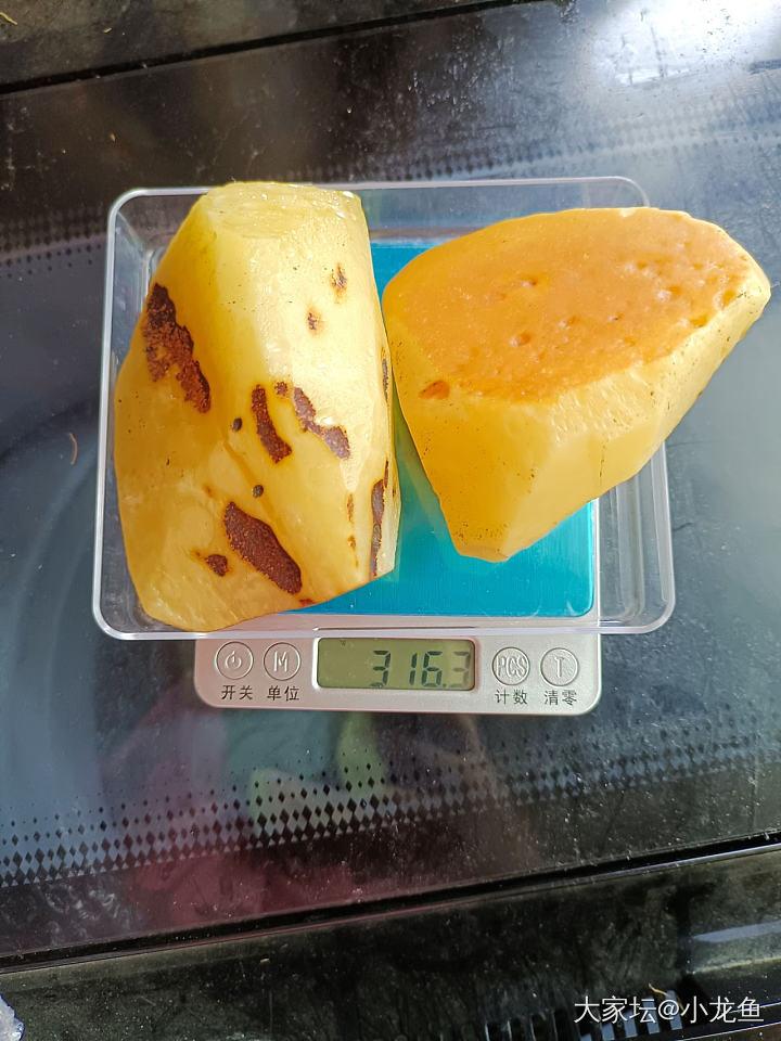 最近收了一堆原石_原石琥珀蜜蜡