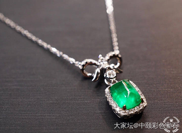 ##中颐天然赞比亚祖母绿吊坠##  1.54ct_吊坠祖母绿名贵宝石