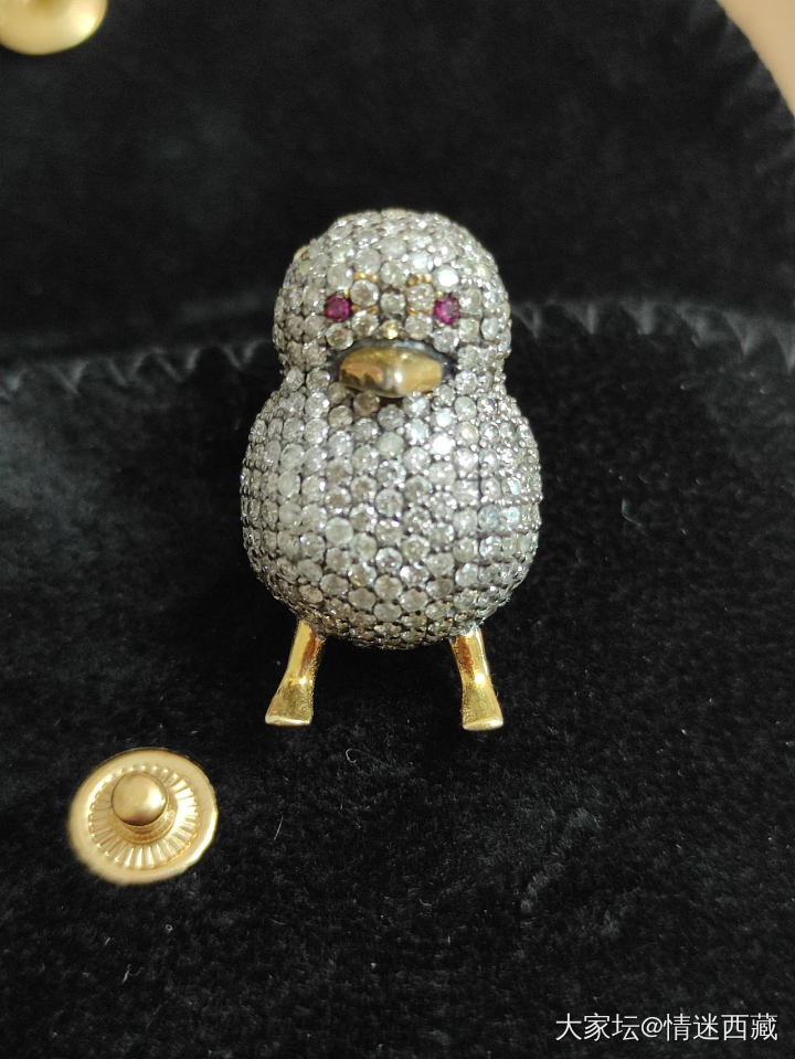 钻石小鸡胸针（Diamond Chick Pin）_胸饰钻石