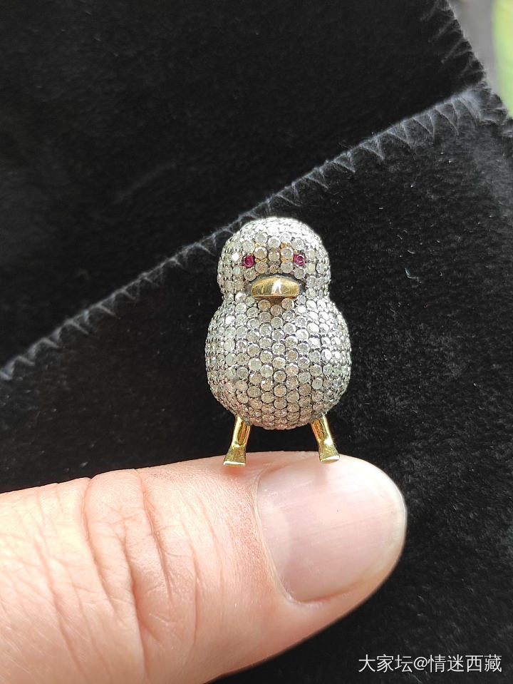 钻石小鸡胸针（Diamond Chick Pin）_胸饰钻石