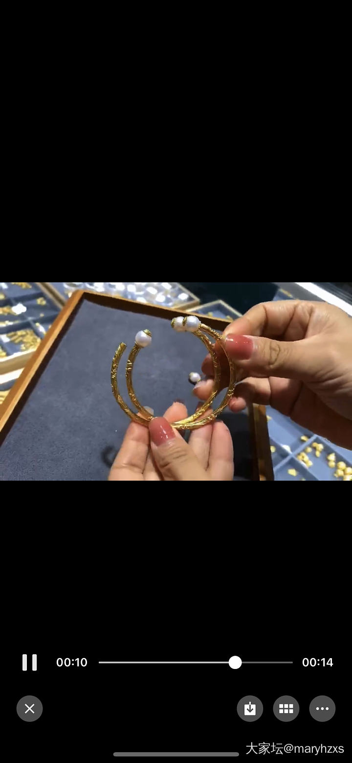 这个镯子有坛友们入的嘛_有机宝石金