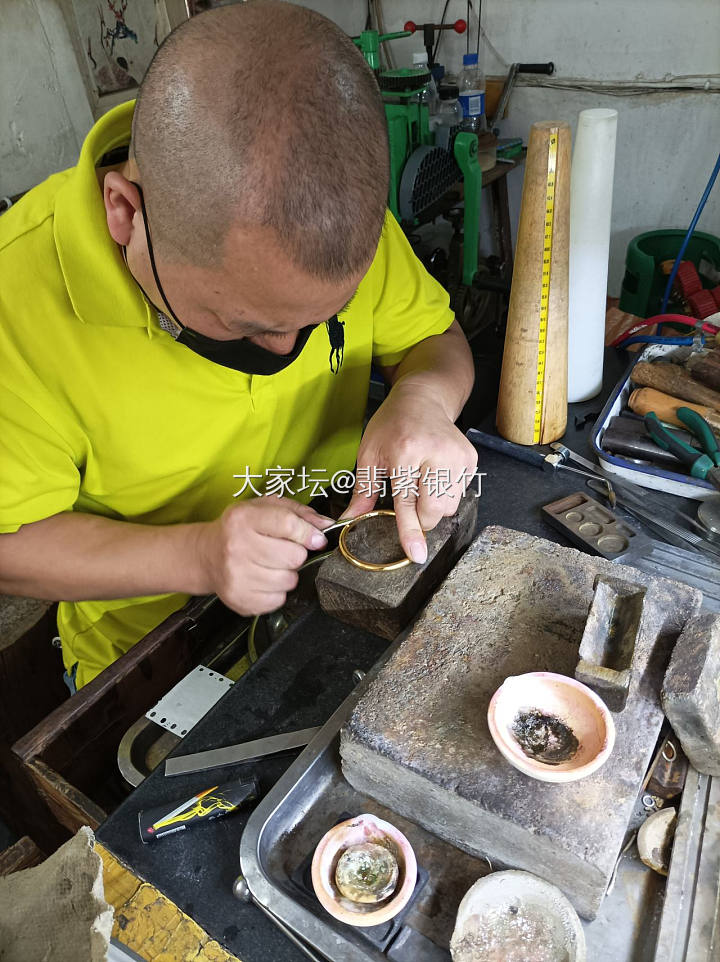 明天又要高铁🚅今天找周师傅打了个古法甜甜圈⭕_打金