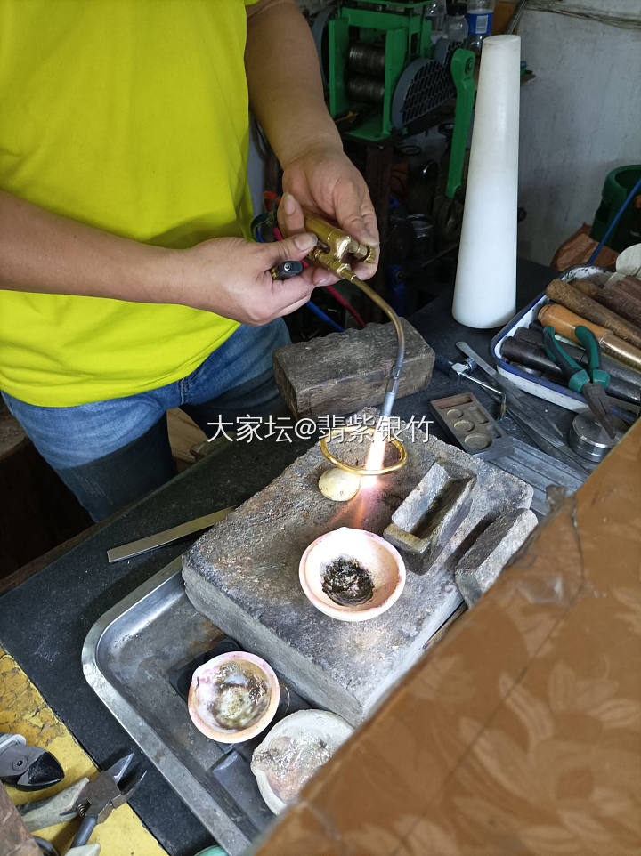 明天又要高铁🚅今天找周师傅打了个古法甜甜圈⭕_打金