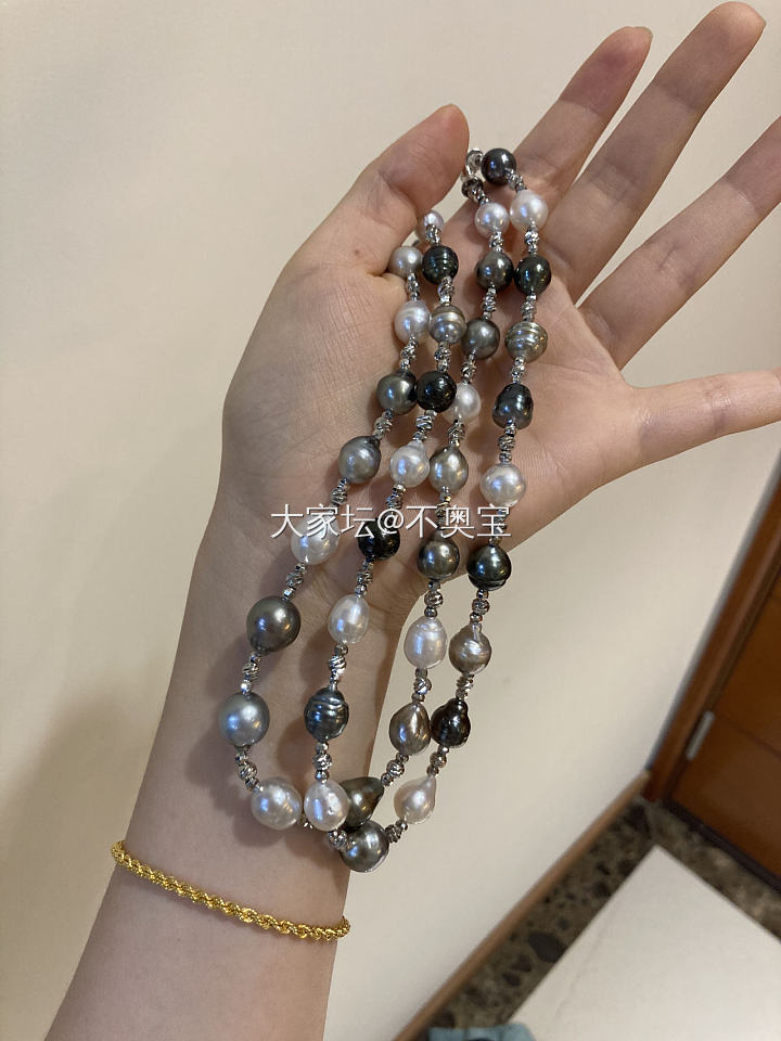 今日珍珠，毛衣链中毒_珍珠银