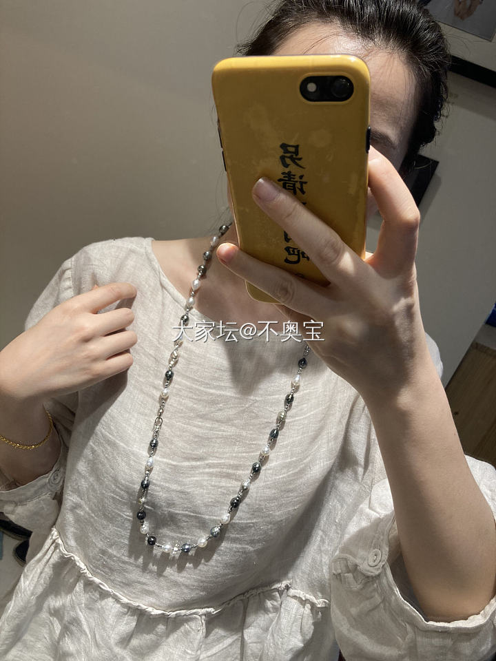 今日珍珠，毛衣链中毒_珍珠银