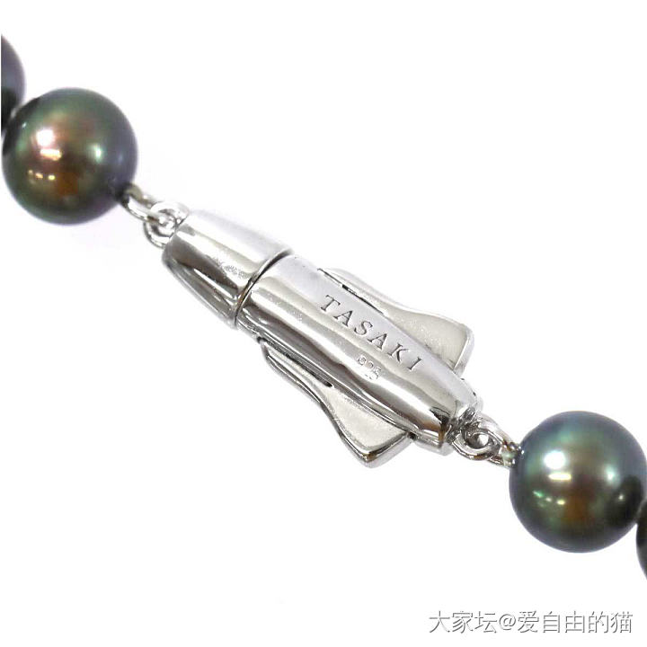 田琦TASAKI的一条珍珠项链_金有机宝石钻石