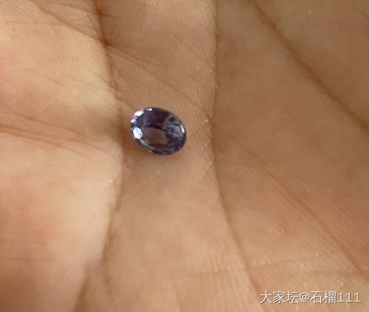 买到漏底紫蓝宝卖家不提前给我讲还不许我退_蓝宝石