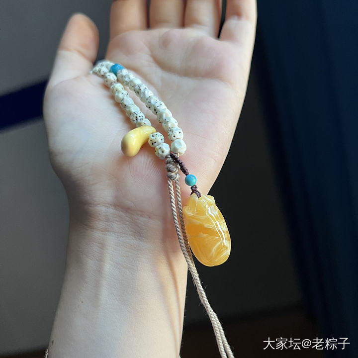搭配好的小星月_搭配菩提子
