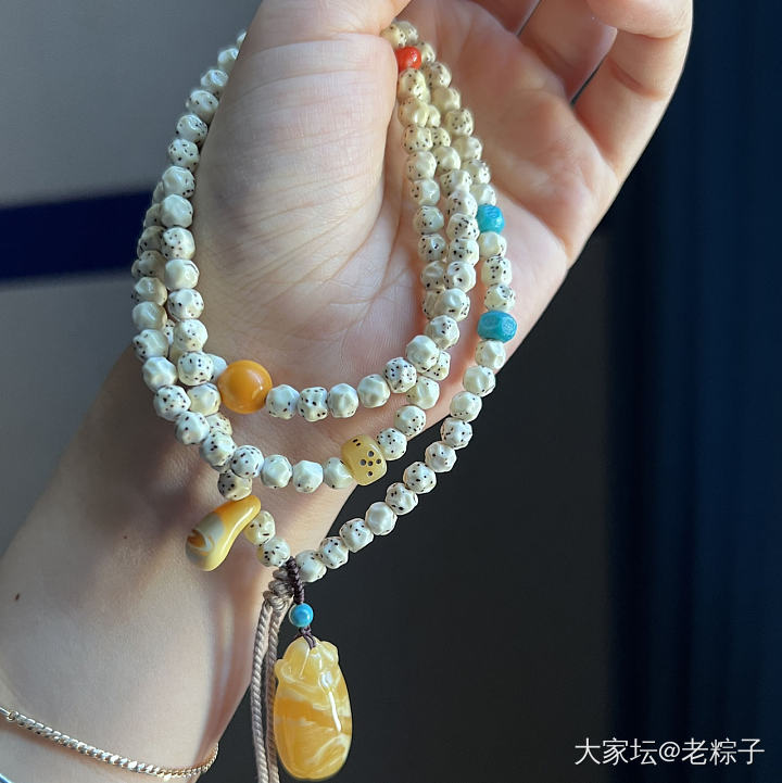 搭配好的小星月_搭配菩提子