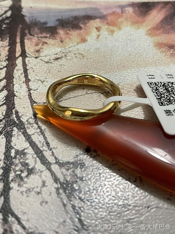 幻银阁波纹戒指_匠人打金