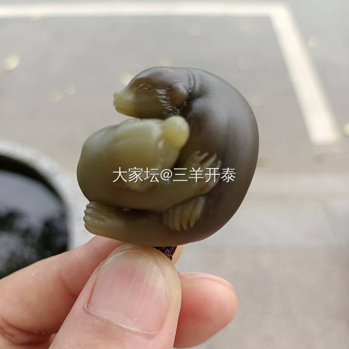 无结构双色，巧雕双欢
