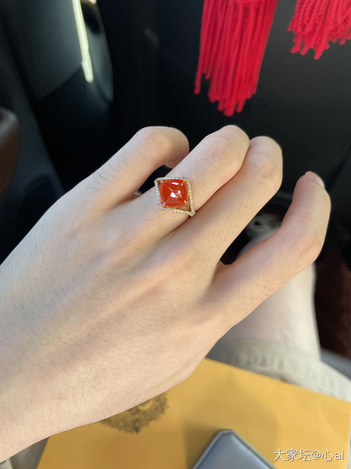 彩宝买不起，另类的红蓝绿来一套吧……_南红松石青金石