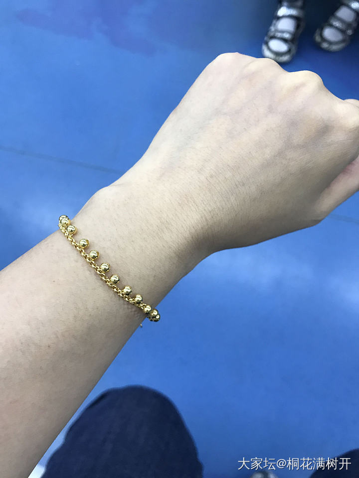 让我看看你们今天戴了啥_手镯银