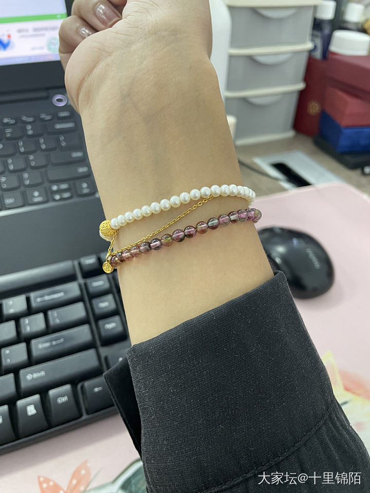 让我看看你们今天戴了啥_手镯银