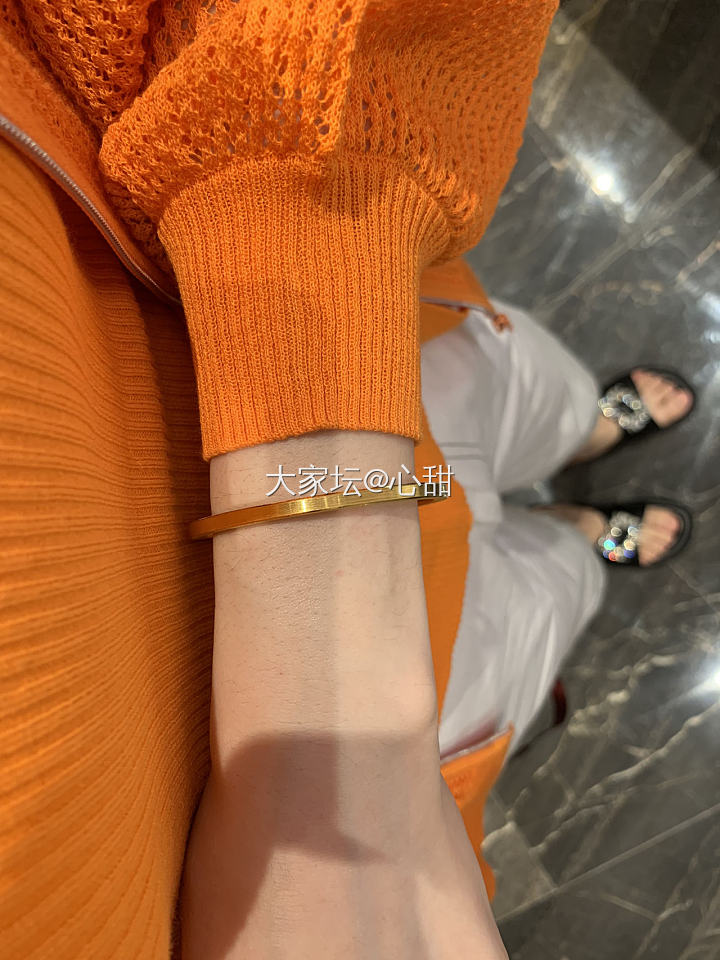 报！喜添一环😇拉丝筷子手镯_福利社手镯金