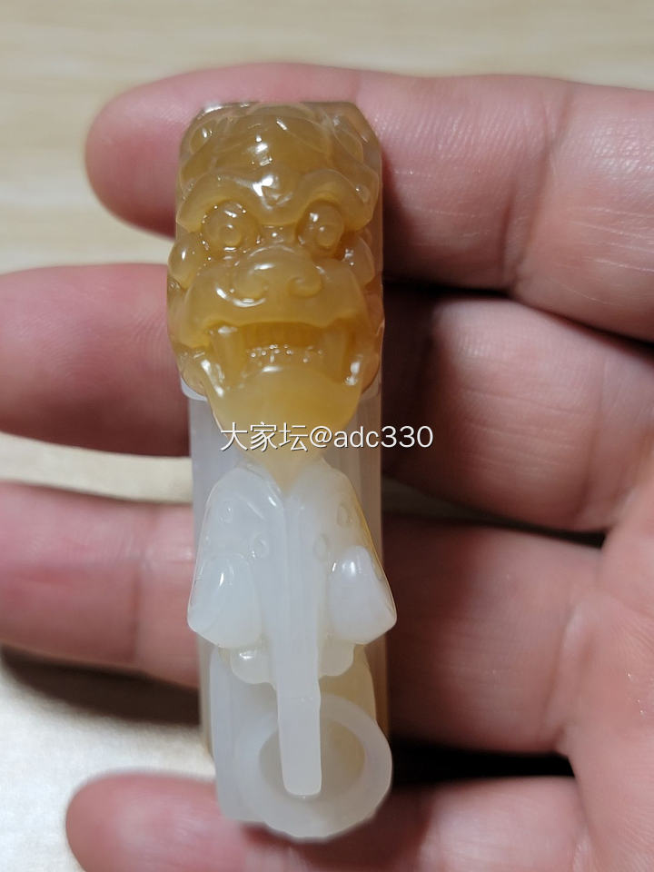 瑞兽_和田玉