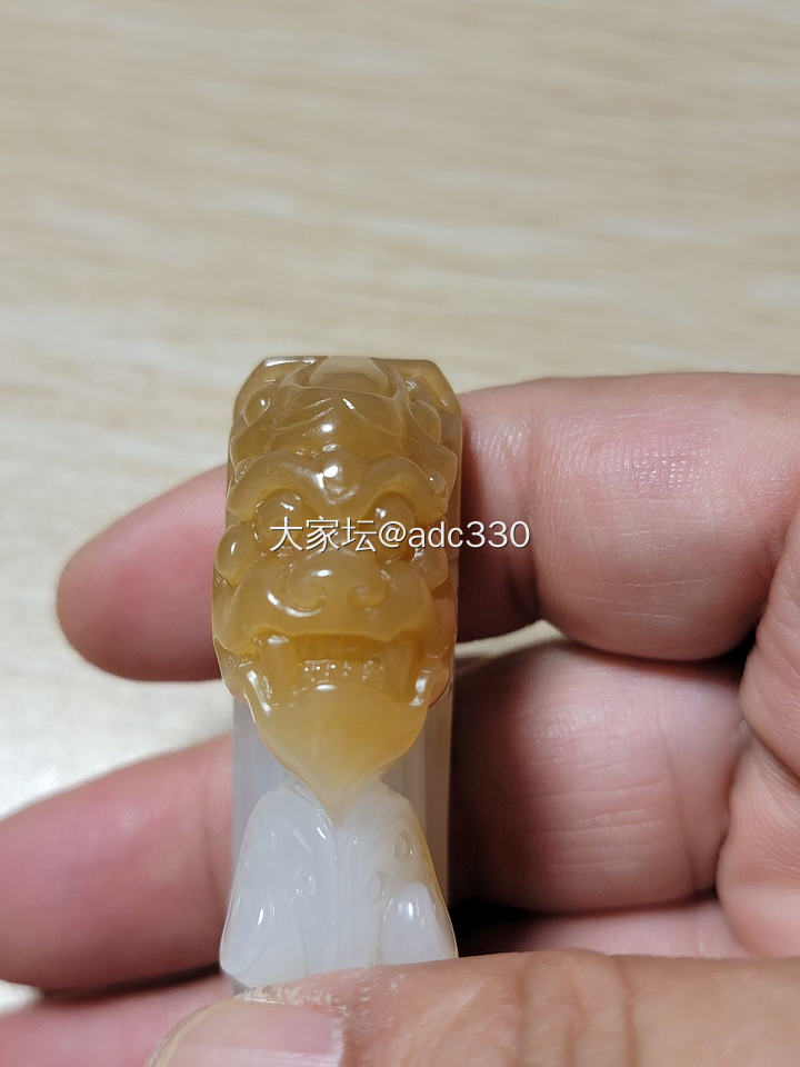瑞兽_和田玉