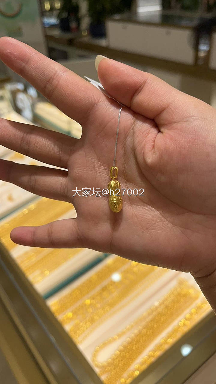 很合眼缘的小花生🥜_吊坠金