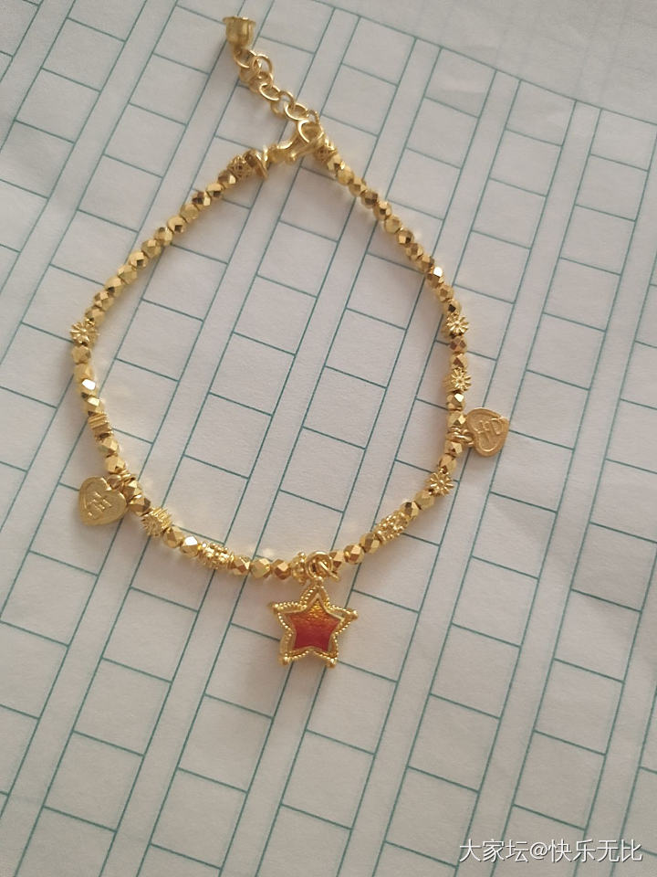 蹦迪珠手链_手工diy金