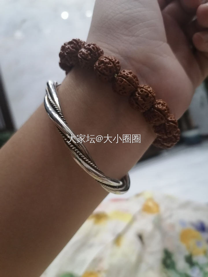 立秋：白银传——六角松麻_手镯银