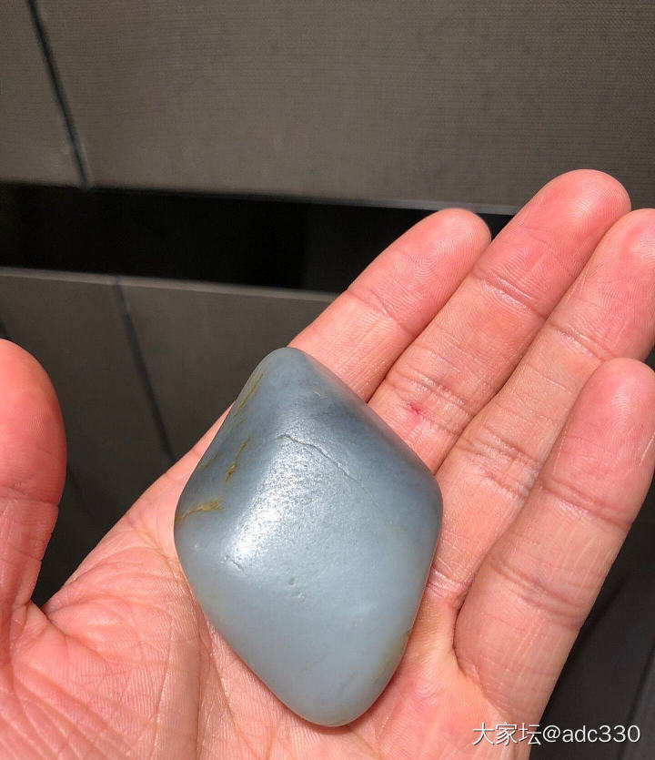 青花籽镯『江南烟雨』小价位的快乐_手镯和田玉