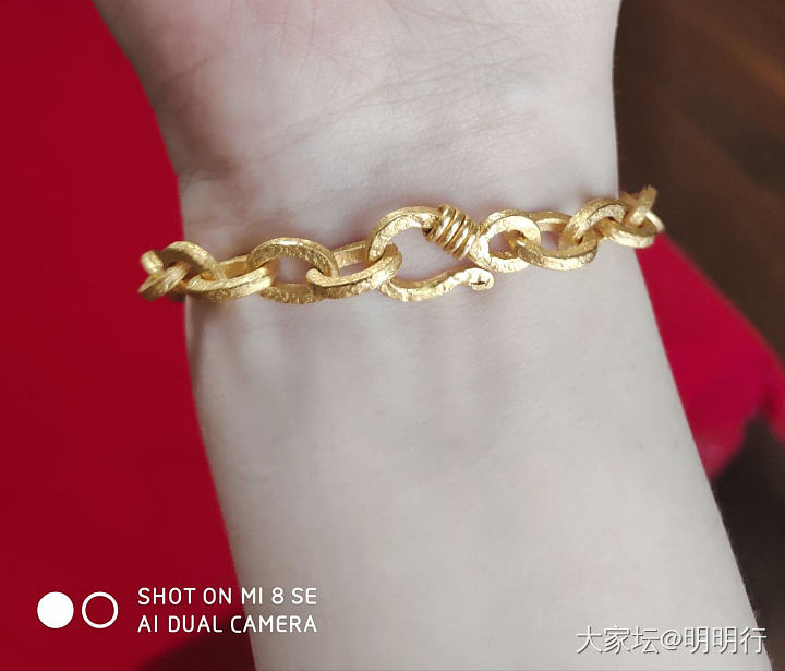 锤纹手链_打金匠人手链金