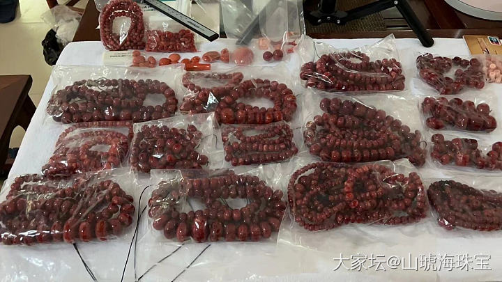 红珊瑚红宝石项链手链戒指吊坠摆件_珊瑚