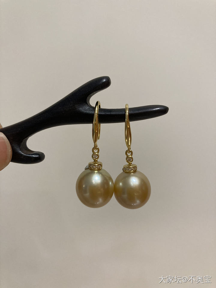 【今日珍珠】我家灯光有点仙_珍珠有机宝石银