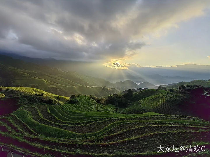 下班随手拍到了_景色