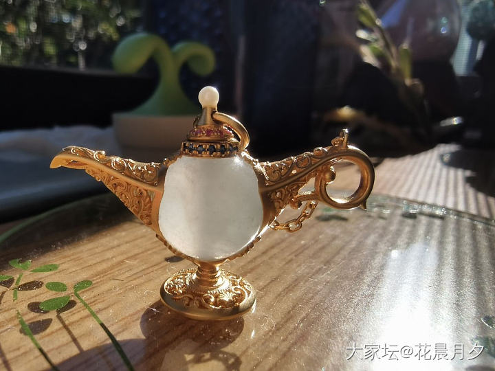 秀一下小🍵壶_翡翠把玩件金