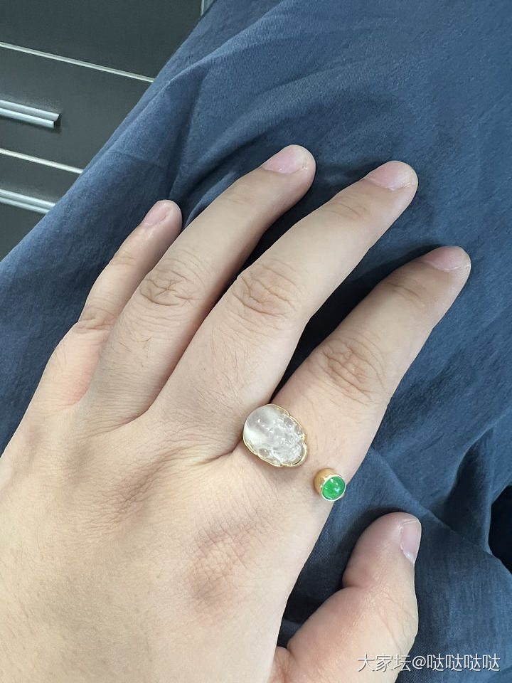 今天你带的什么呀的戒指？秀秀_戒指异形钻