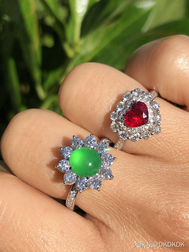 红配绿：翡翠和红宝石_名贵宝石