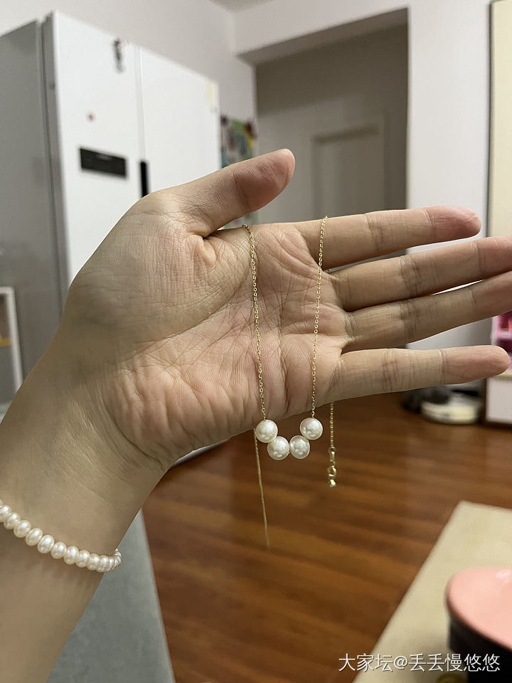 手动扩孔解决几颗裸珠_珍珠