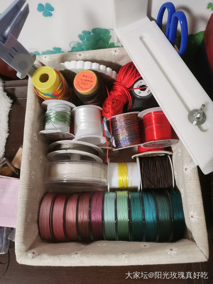 开始征服这些绳子😊_编绳