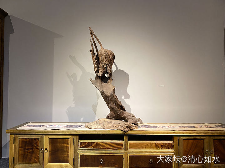 金丝楠木阴沉料雕件_楠木