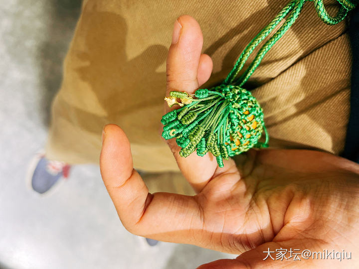 编了个网兜葫芦，周五接娃刚好凹个山系风格_手工diy