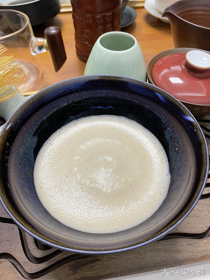自制点茶粉是个体力活。。。_茶道