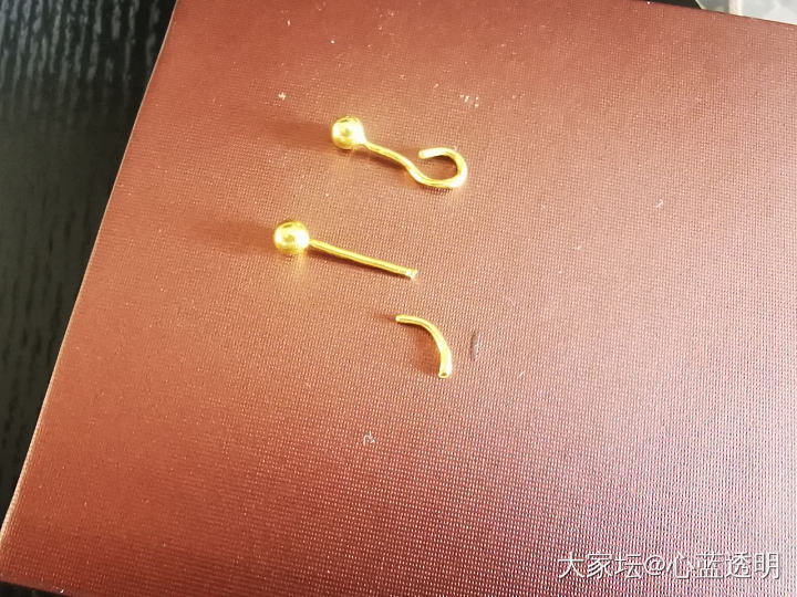 我也来改造了耳钉了，弯钩变指针_手工diy金