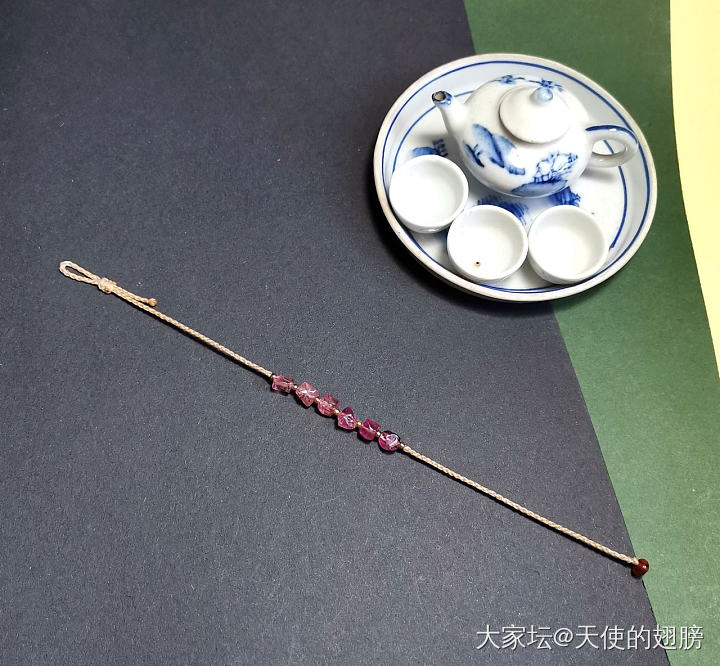 会编绳子的好处——几颗小碎石也能闪闪发光_手工diy碧玺