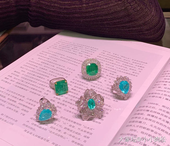 大克拉帕拉伊巴合集，刻到骨子里温柔，这霓虹感也太美，太高贵了吧，一眼便沦陷_碧玺彩色宝石