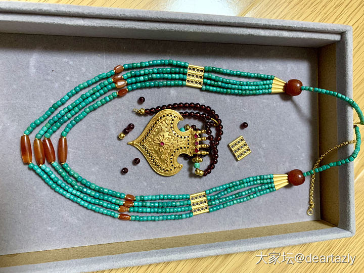今天串的，不停调整，花了5个小时🤦🏻‍♀️_串珠金首饰