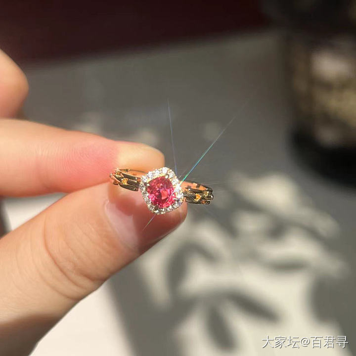 新镶的戒指和吊坠收到啦_镶嵌彩色宝石